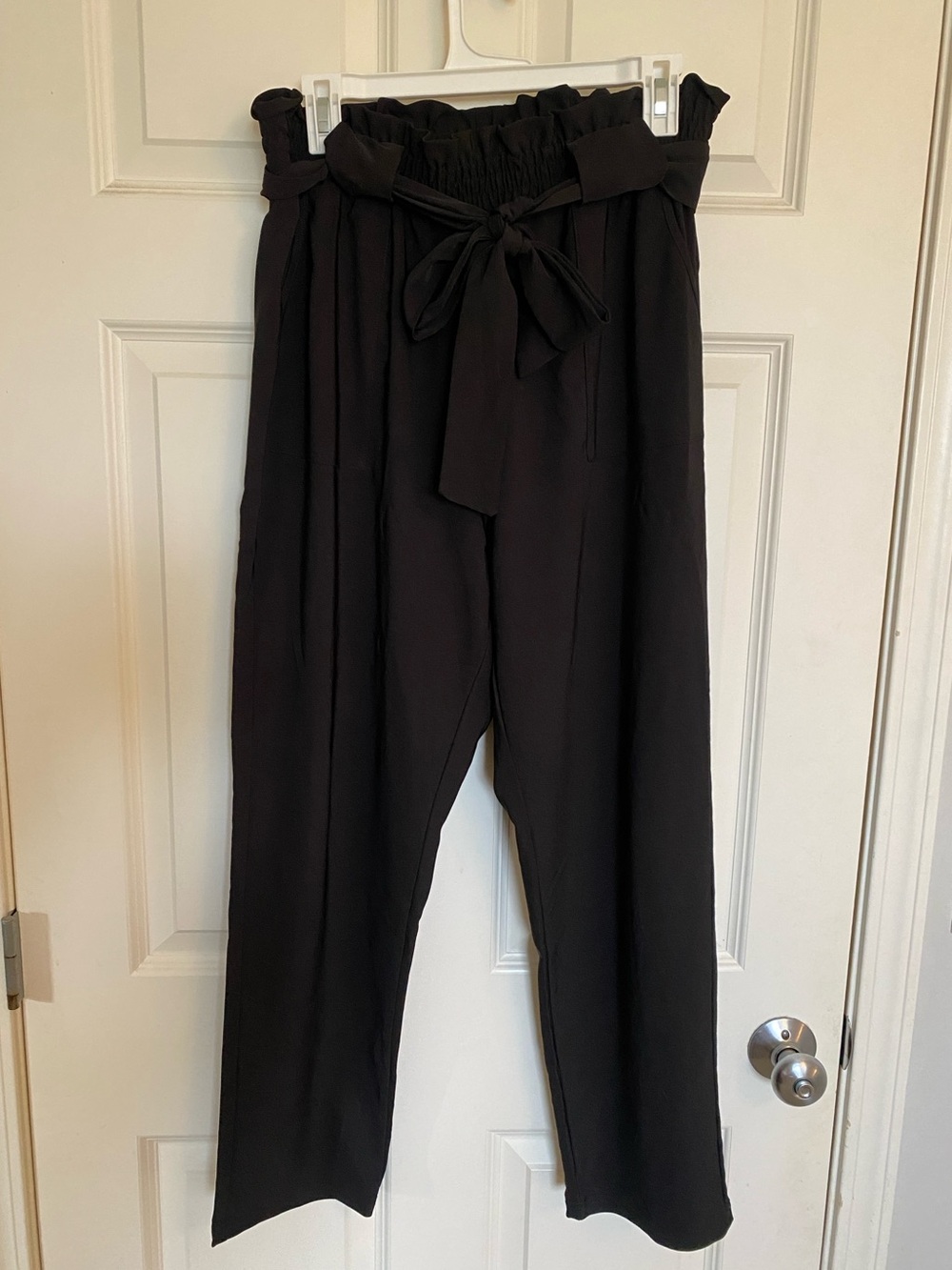 ✨ Grace Karin Paperbag Waist Dress Pants | Black | Size XL